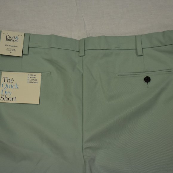 Men's Croft & Barrow Quick Dry Flat Front Short-Water-New with Tags - Picture 3 of 4